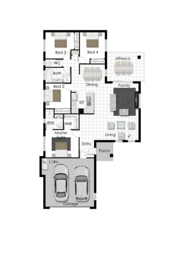 Arlington - Left Floorplan