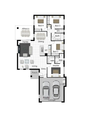 Arlington - Right Floorplan