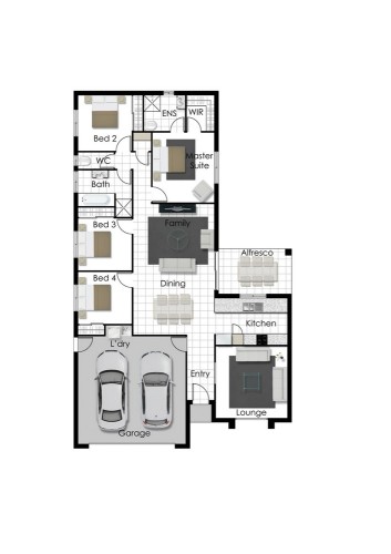 Casey- Left Floorplan