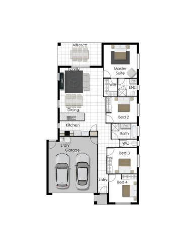 Leeann - Left Floorplan